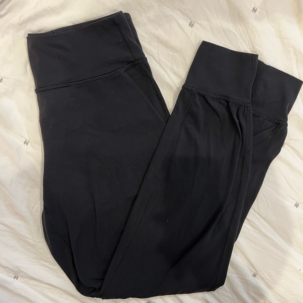 Black LuluLemon joggers